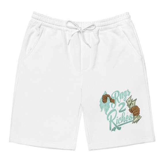 Rags to Riches Shorts to Match Jordan Retro 2 Crystal Mint Retro