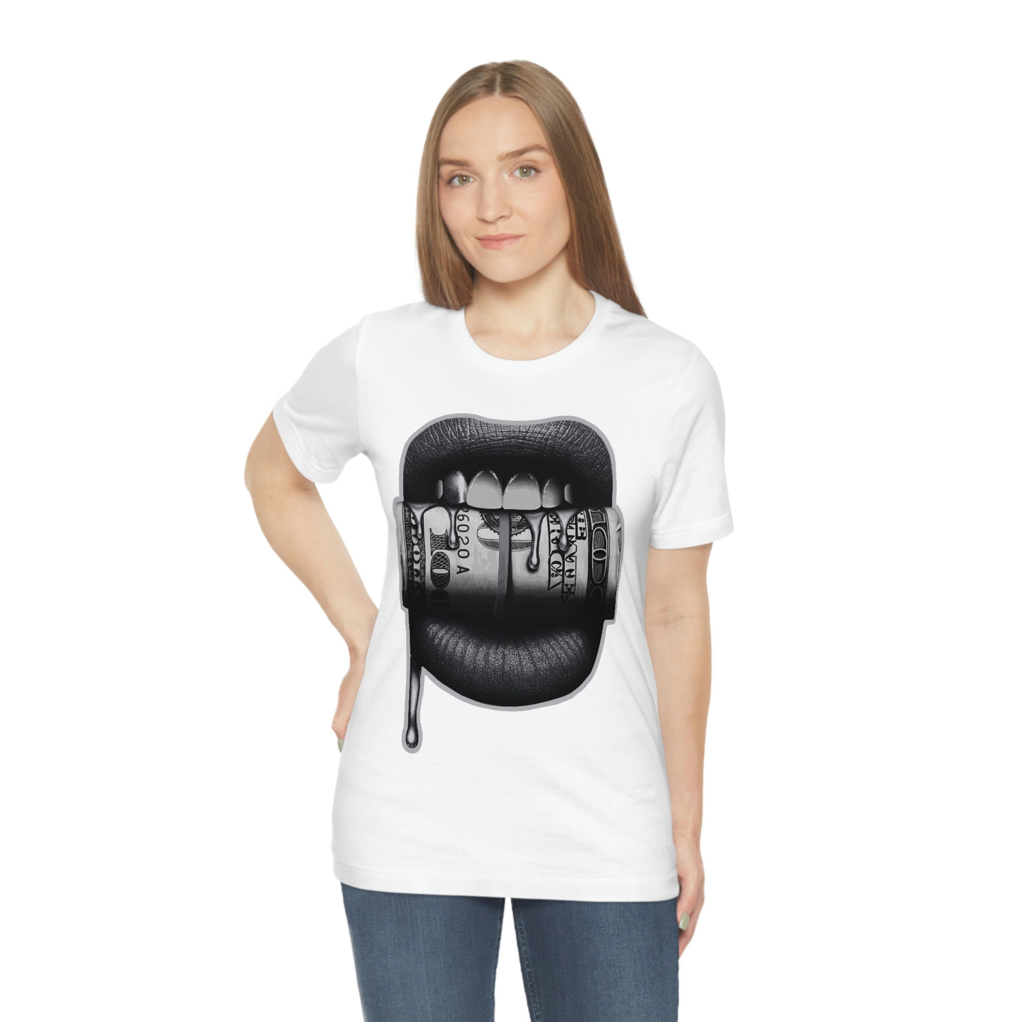 Dollar Bite Shirt to Match Jordan Retro 11 Cement Grey