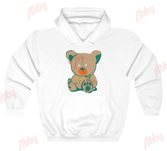 jordan teddy bear hoodie
