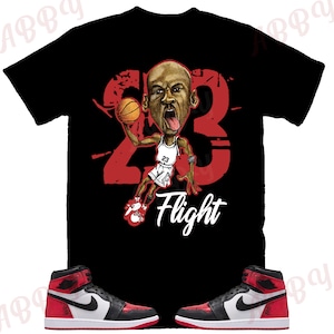 23 Flight Shirt to Match Jordan 1 Ruby, Retro 1 Ruby Shirt, Ruby 1s Sneaker Tee