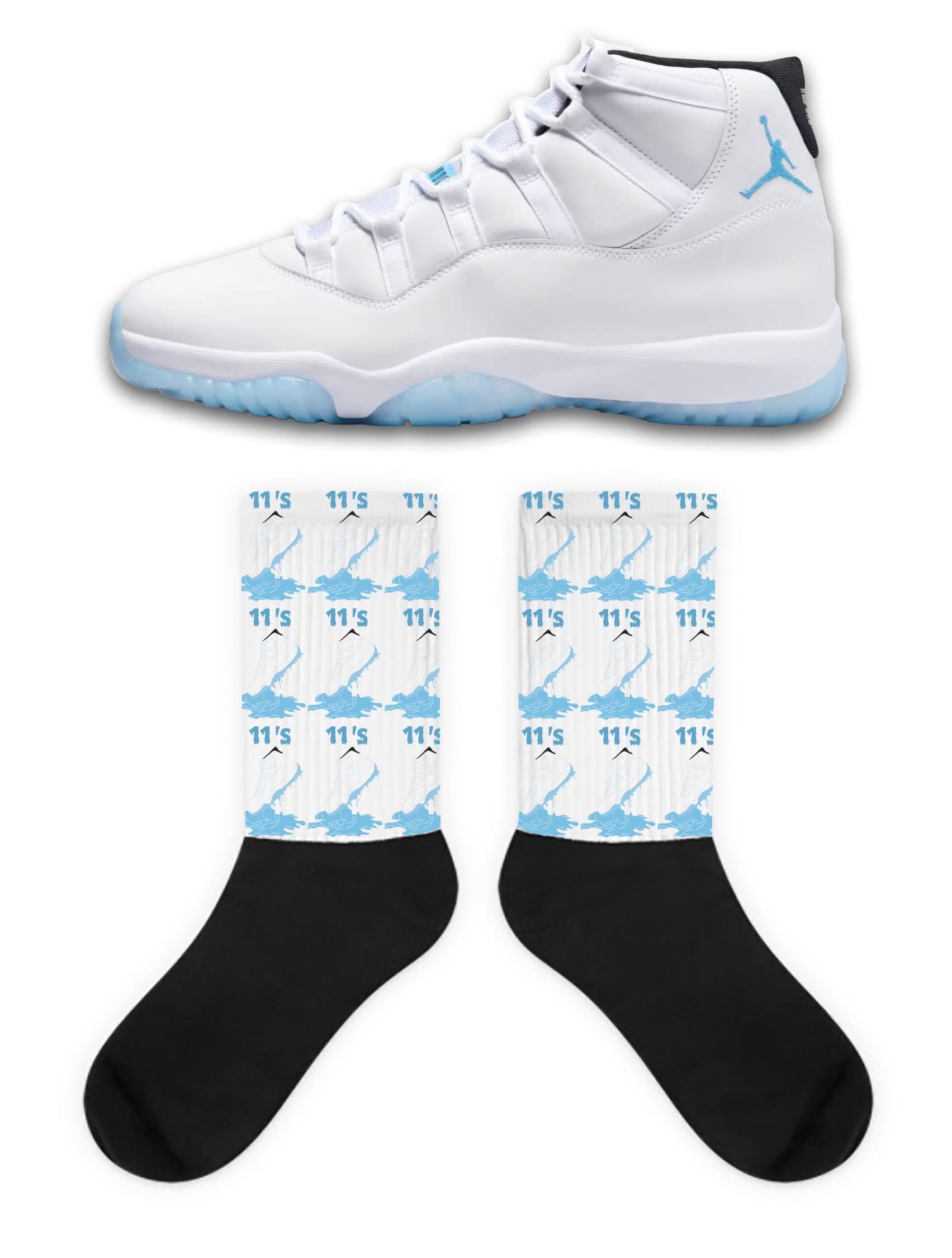 jordan 11 low legend blue shorts