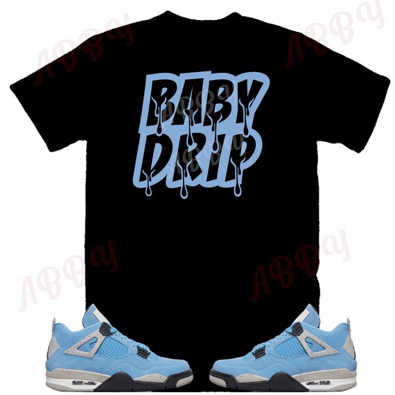 Jordan retro 4 shop baby blue