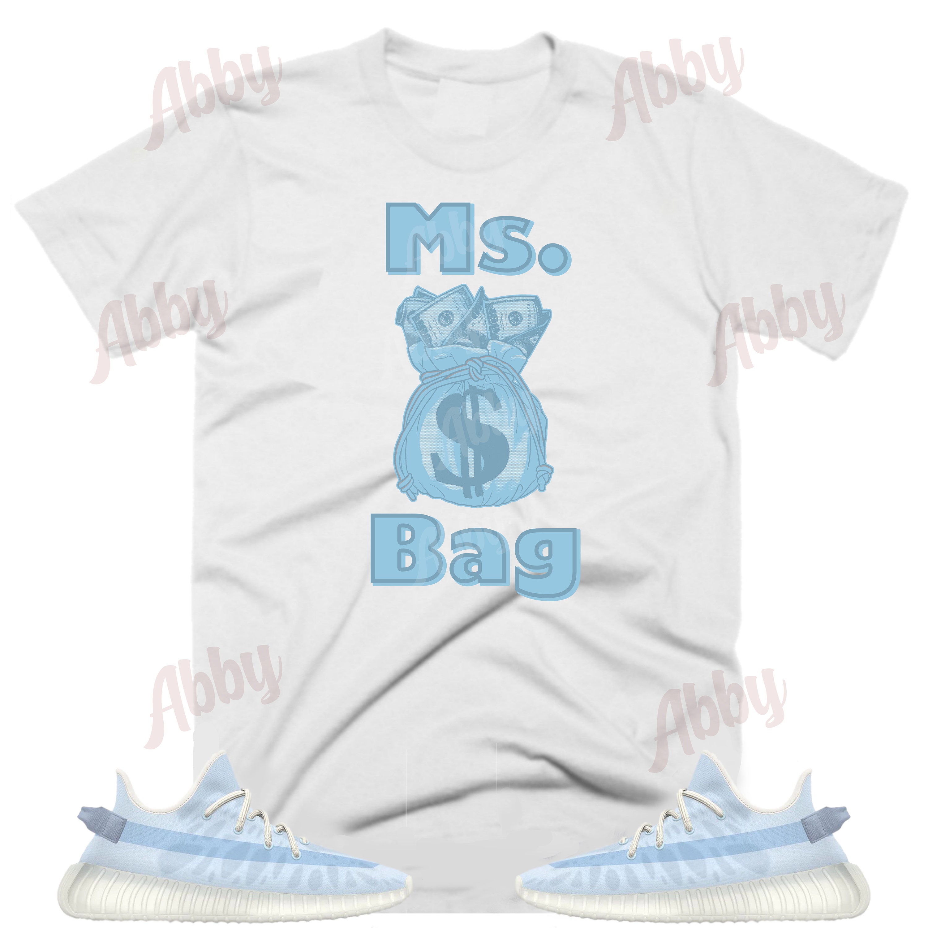 Ms bag Yeezy 350 Mono Ice Sneaker Tee 