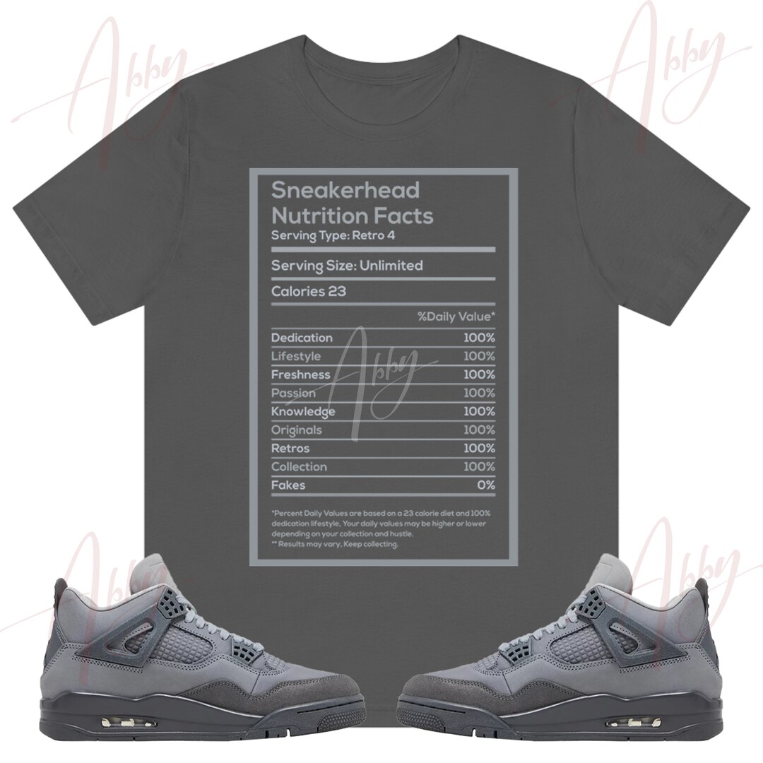Nutritions Shirt to Match Jordan Wet Cement Sneaker Sneaker