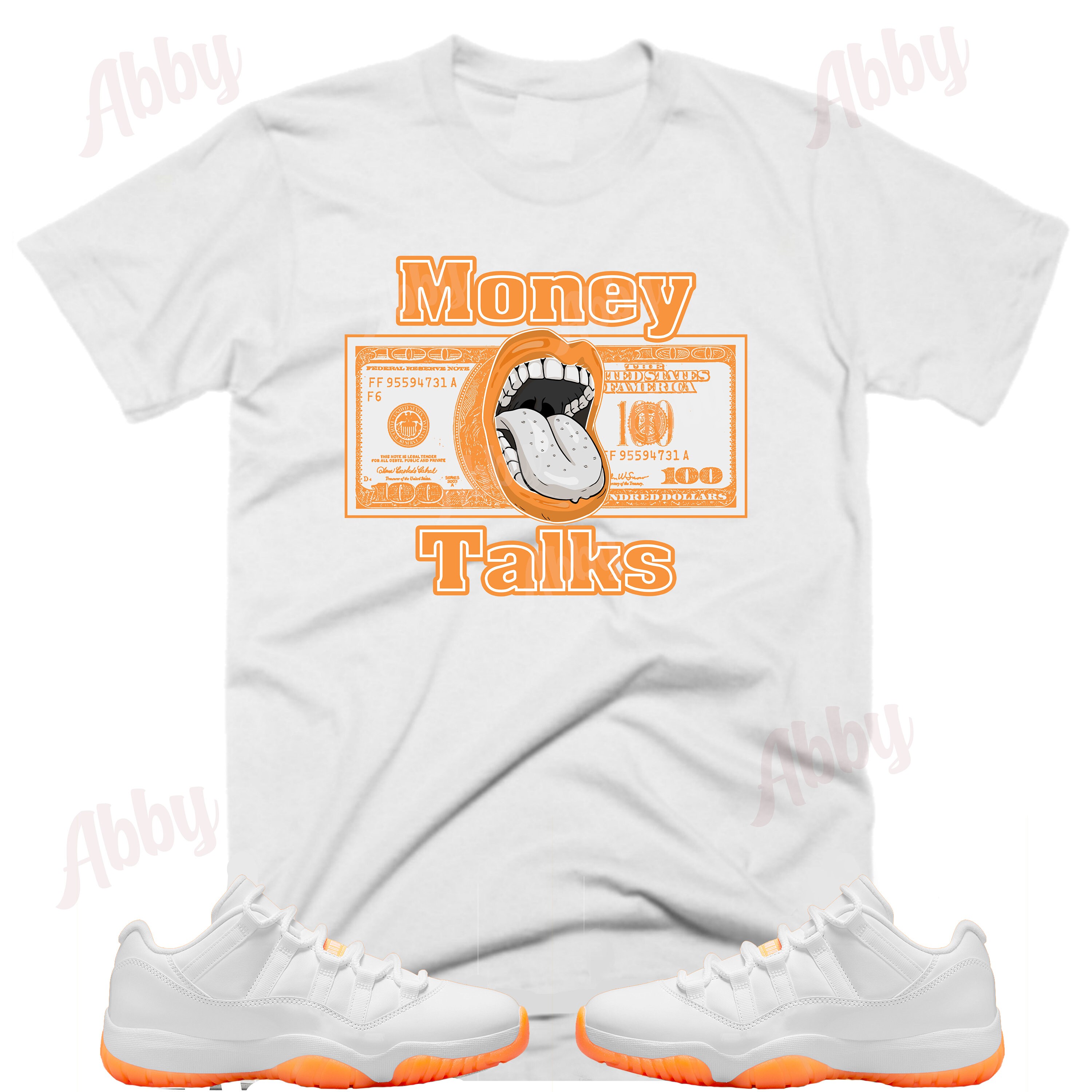 orange jordan 11 shirt