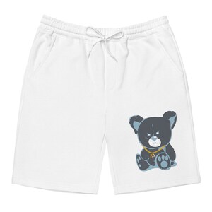 Teddy Bear Shorts To Match Jordan Retro 2 Ice Blue, Retro 2 Ice Blue Shorts, Retro 2 Ice Blue Sneaker Shorts