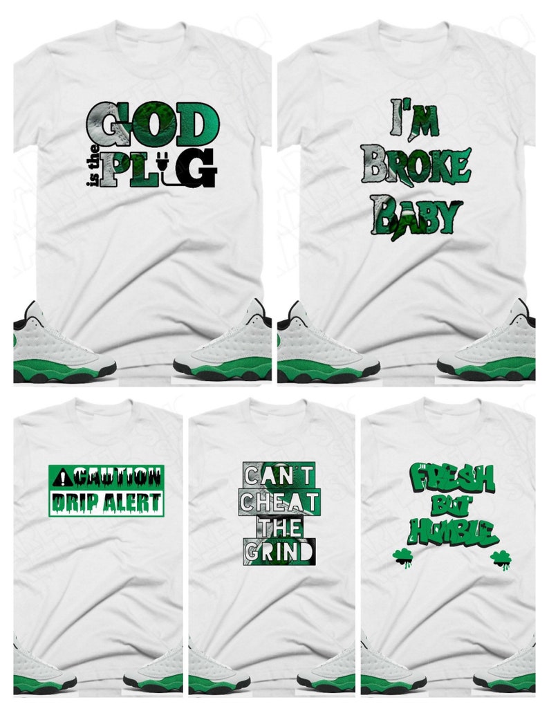 jordan retro 13 lucky green outfit