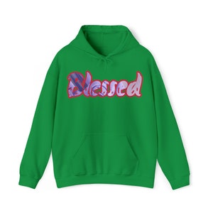 Blessed Hoodie to match Ambush Uptempo Low Lilac Hoodie/ Uptempo Lilac Sneaker Tee Hooded Sweatshirt