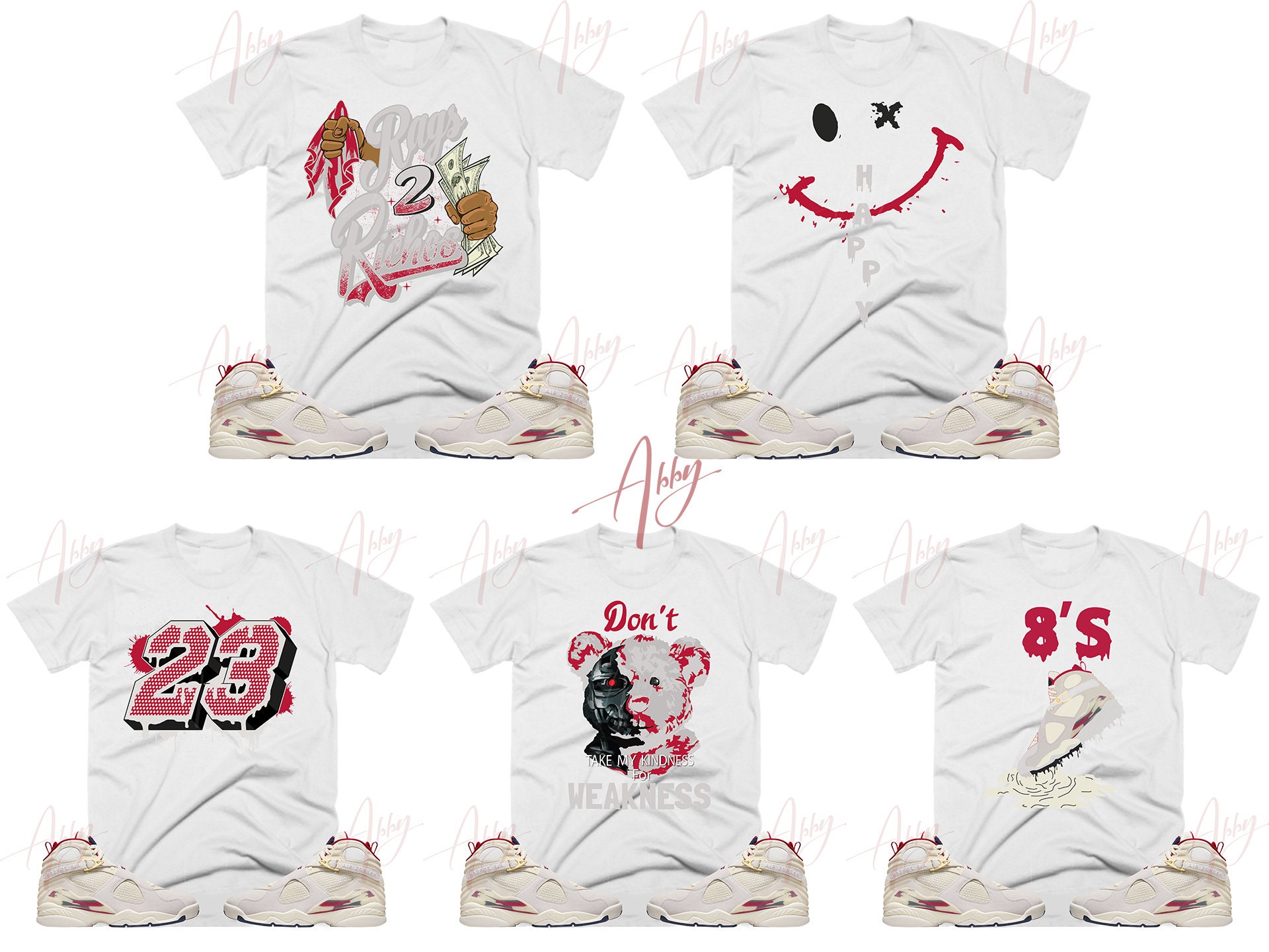 Shoe Dripping Shirt to Match Retro 8 Mi Casa Su Casa, Jordan
