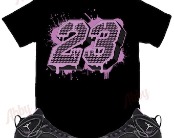 23 Shirt to Match Jordan Retro 7 Barely Grape, Retro 7 Barely Grape Shirt, Barely Grape Sneaker Tee