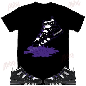 Shoe Dripping Shirt to Match Air Max CB 94 Pure Purple, Barkleys Pure Purple Shirt, Max CB 94 Pure Purple Sneaker Tee Shirt