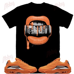 Dollar Bite Shirt to Match NOCTA Total Orange, NOCTA Total Orange Shirt, NOCTA Total Orange Sneaker Tee Black