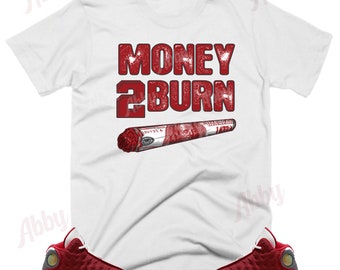 retro 13 red flint shirts