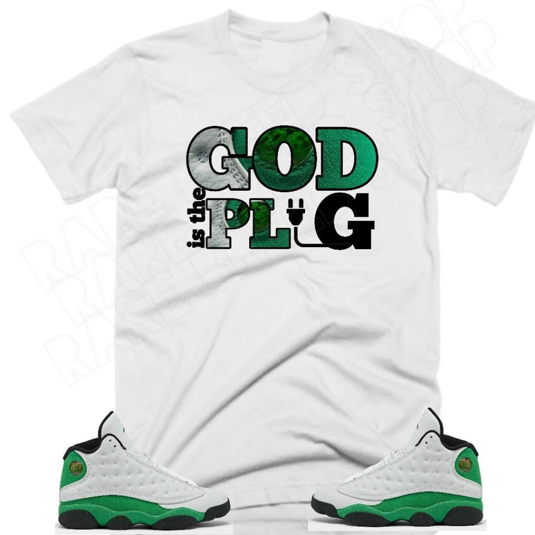 jordan 13 lucky green apparel