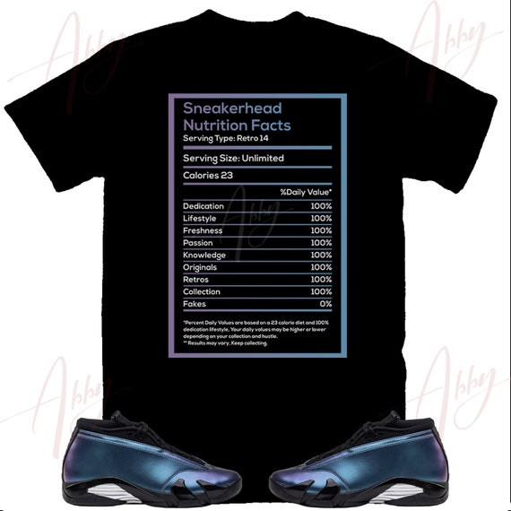 Sneakerhead Nutrition Facts T-Shirt Sneakerhead Nutrition Facts T-Shirt
