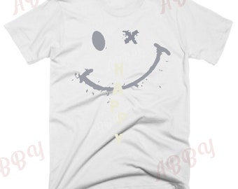 Happy face Shirt to Match Retro 1 Ivory, Jordan 1 Ivory Shirt, Ivory 1s Sneaker Tee