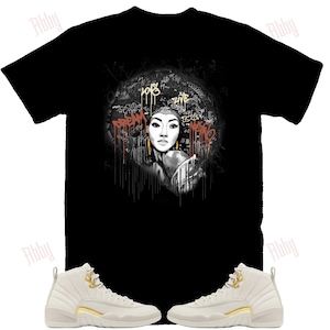 Afro Shirt to Match Jordan 12 Phantom, Retro 12 Phantom Shirt, 12 Phantom Sneaker Tee