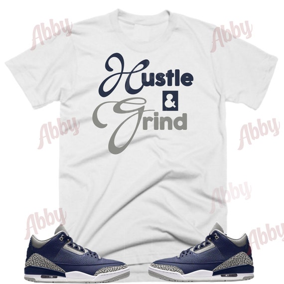 Navy blue cheap jordan t shirt