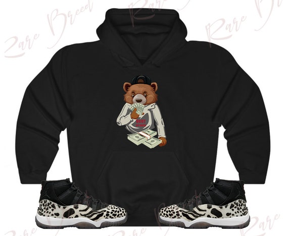 jordan teddy bear hoodie
