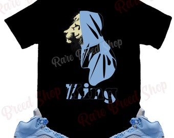 Lion King Shirt to Match Jordan Retro 5 UNC, Retro 5 UNC Shirt, Retro UNC Sneaker Tee