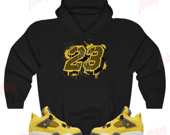 Jordan black and yellow hoodie sale