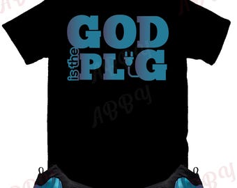 God is the Plug Shirt to Match Flightposite Dusty Cactus, Flightposite Dusty Cactus Sneaker Tee