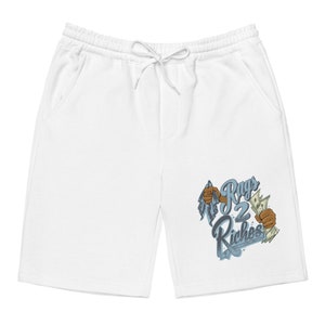 Rags To Riches Shorts To Match Jordan Retro 2 Ice Blue, Retro 2 Ice Blue Shorts, Retro 2 Ice Blue Sneaker Shorts