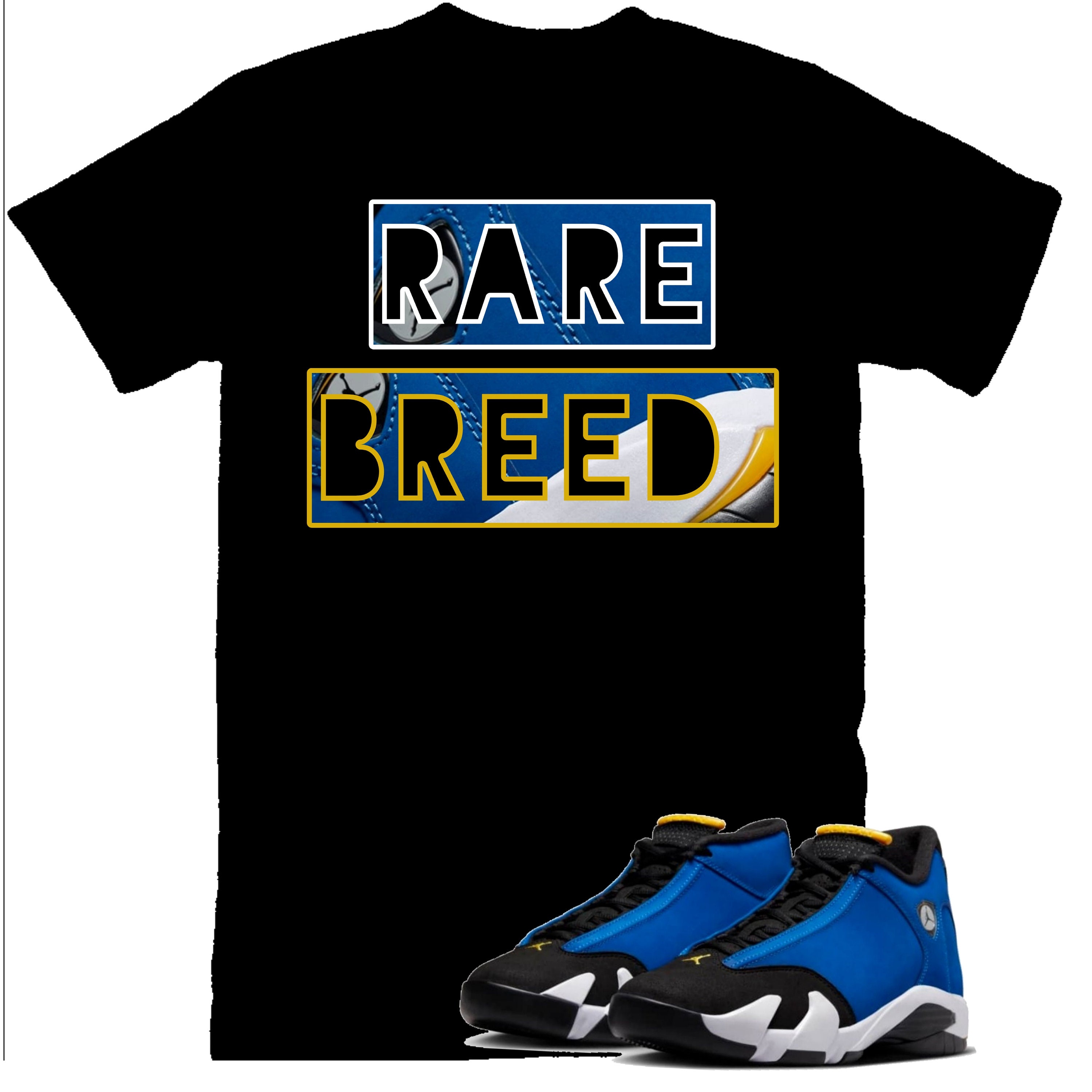 Rare Breed Shirt to Match Jordan Retro 14 Laney Retro 14 Laney Blue Shirt Retro 14 Laney Blue Sneaker Tee Etsy