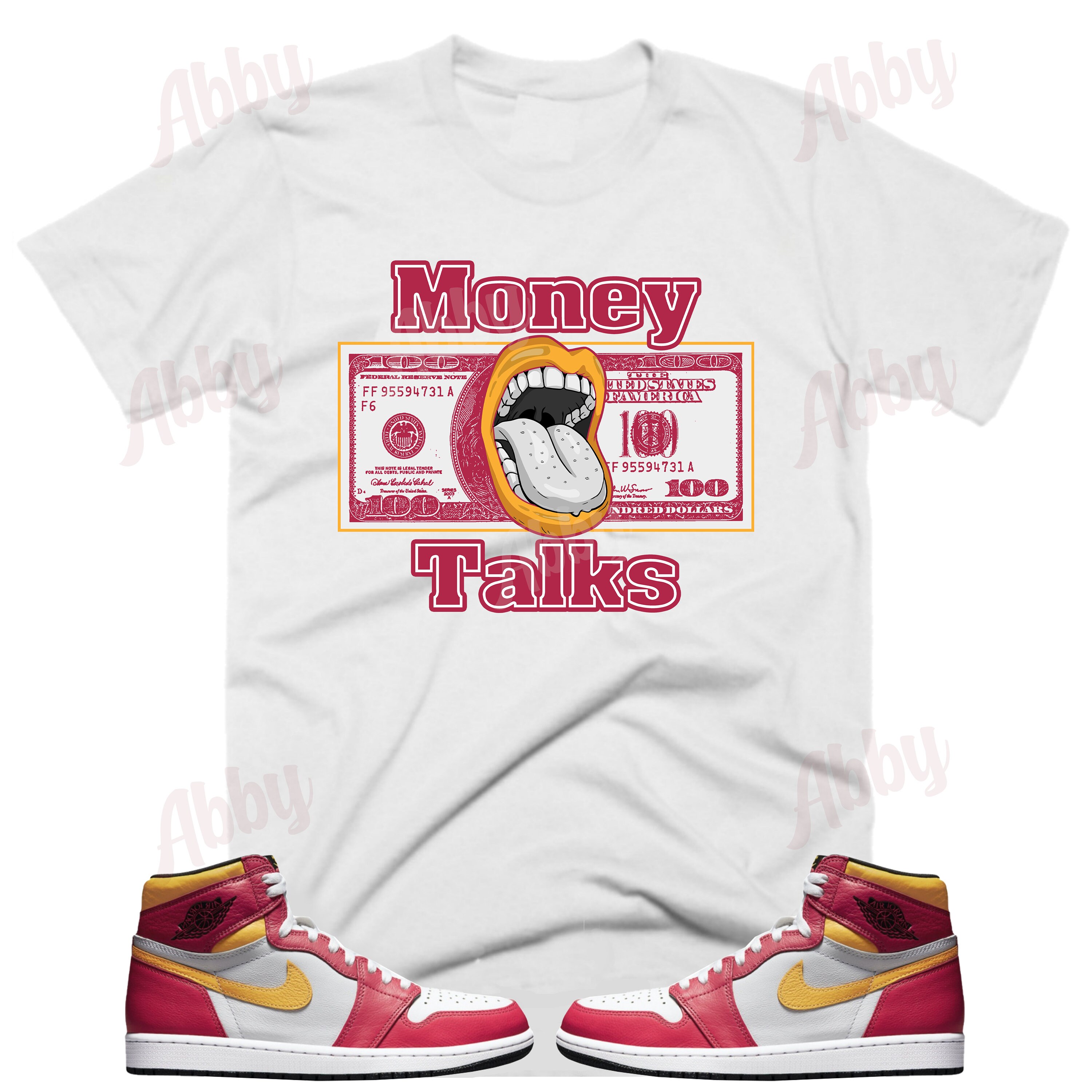 fusion red jordan 1 shirt