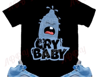 Cry  Shirt to Match Jordan Retro 5 UNC, Retro 5 UNC Shirt, UNC Sneaker Tee
