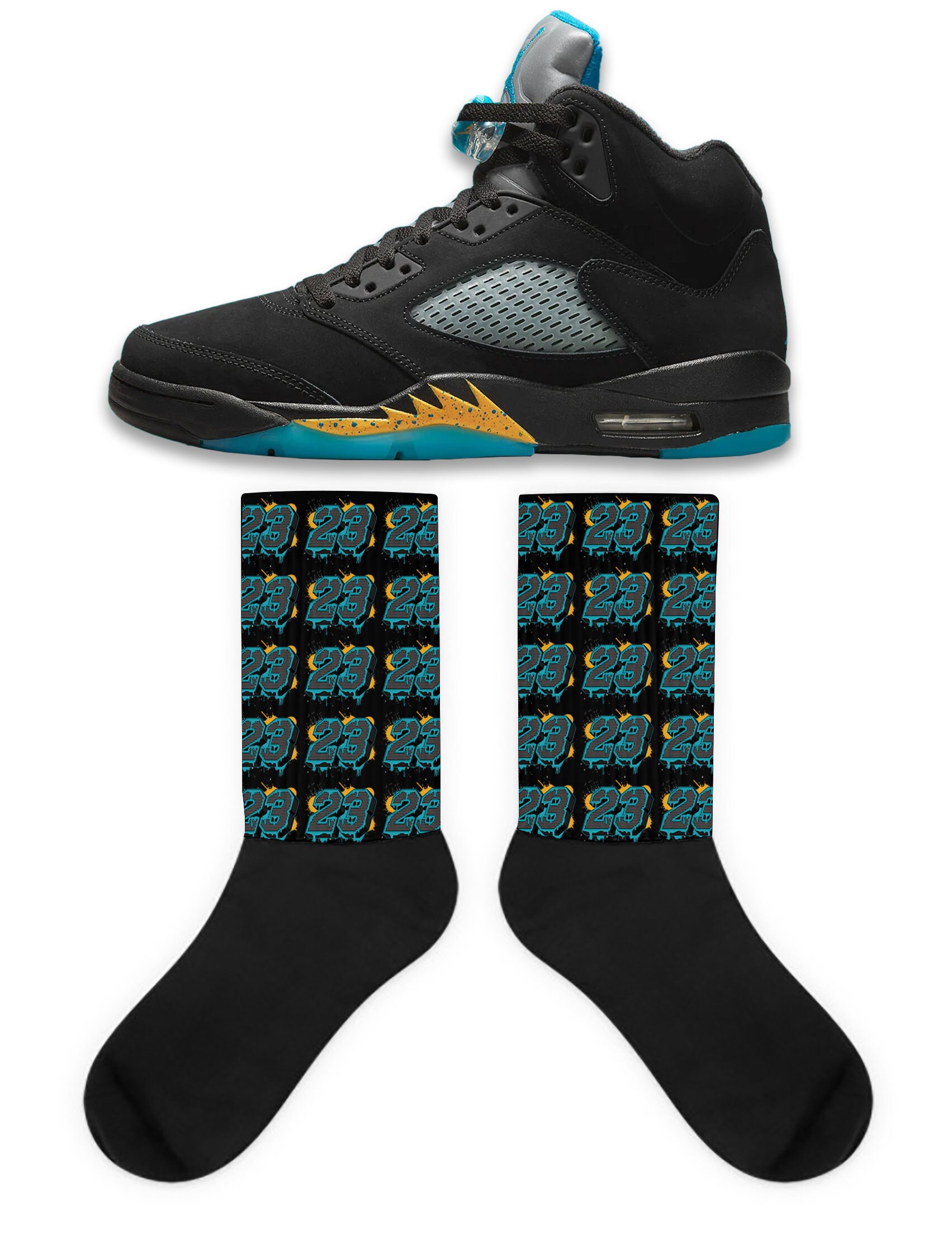 Can t Cheat the Grind Shorts to Match Jordan Retro 5 Aqua Retro