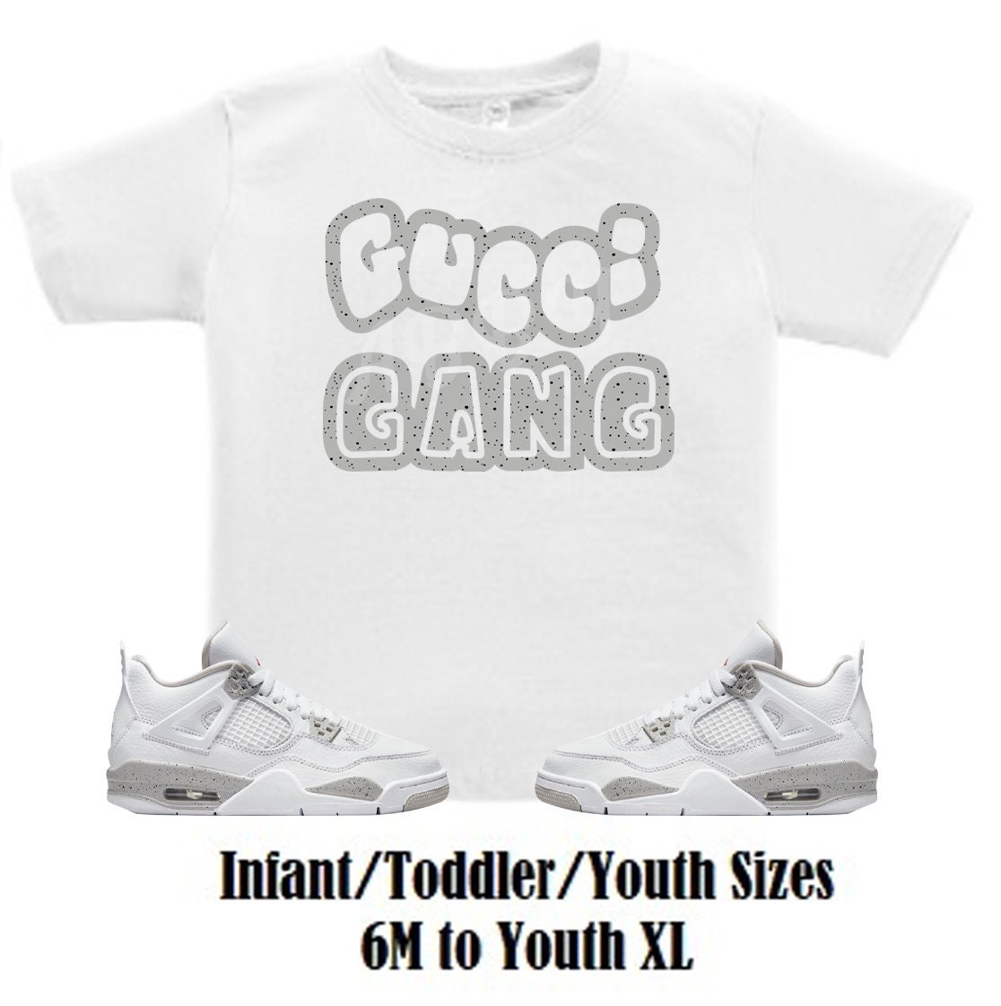 Gang Gang Air Jordan Retro 4 Tech Grey 