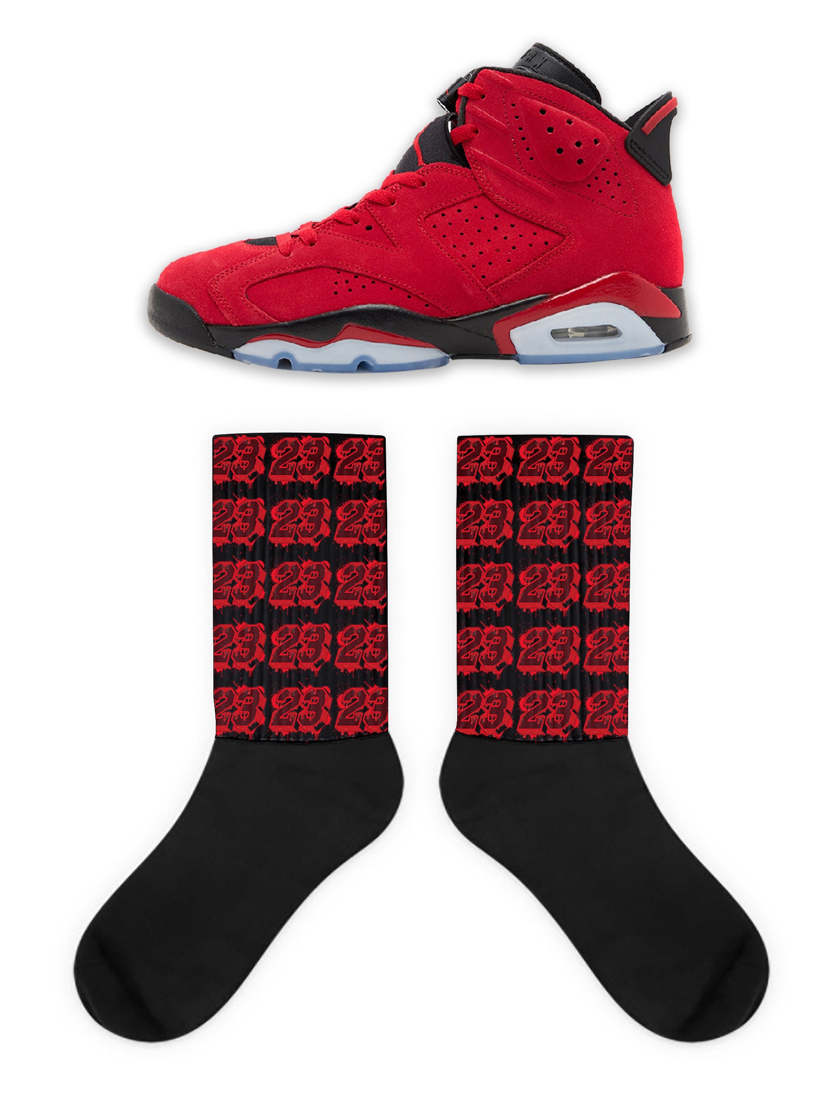 Jordan Air Jordan 6 Retro Toro Bravo Mens Lifestyle Shoes Red