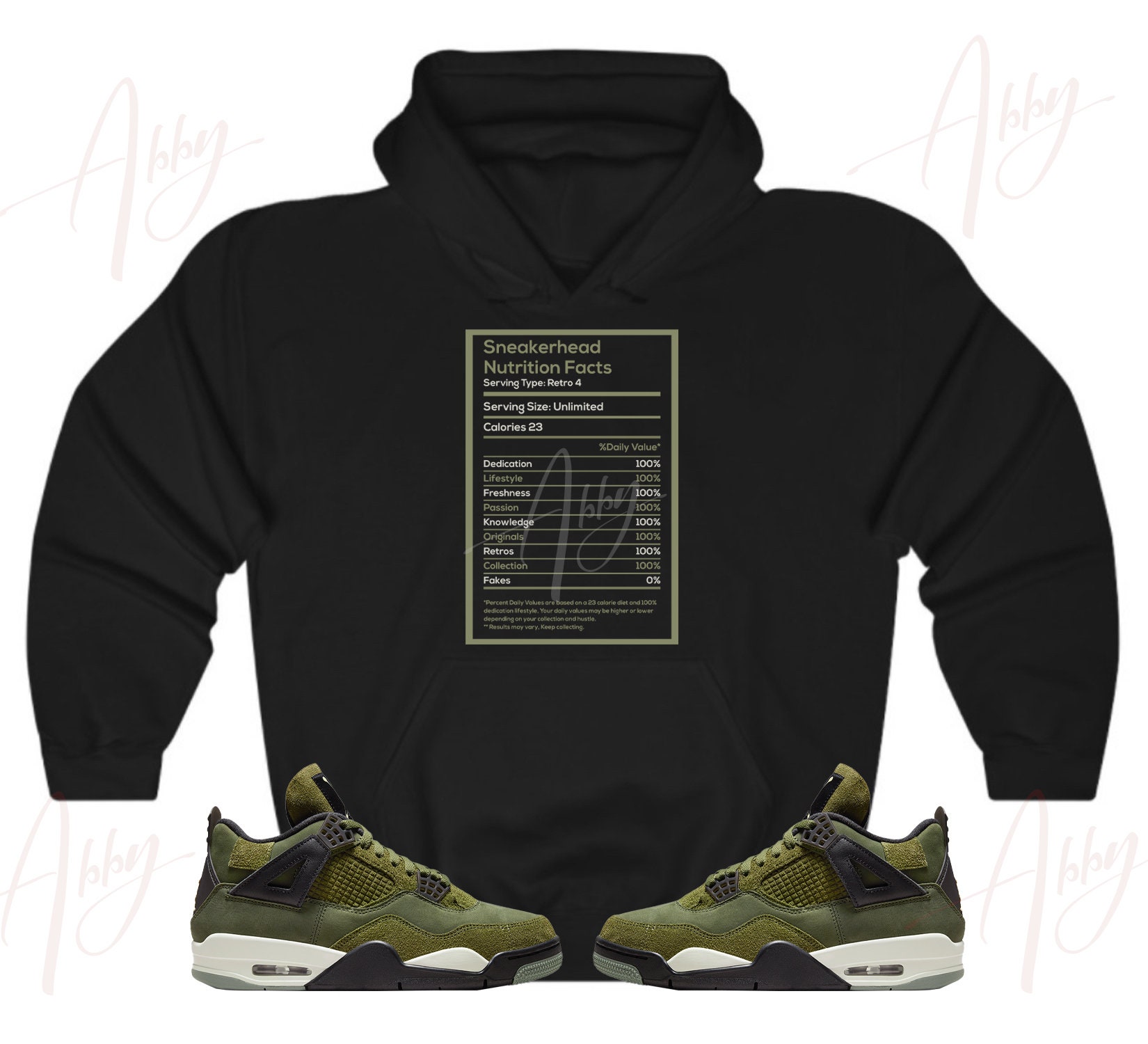 Jordan 4 neon hoodie sale