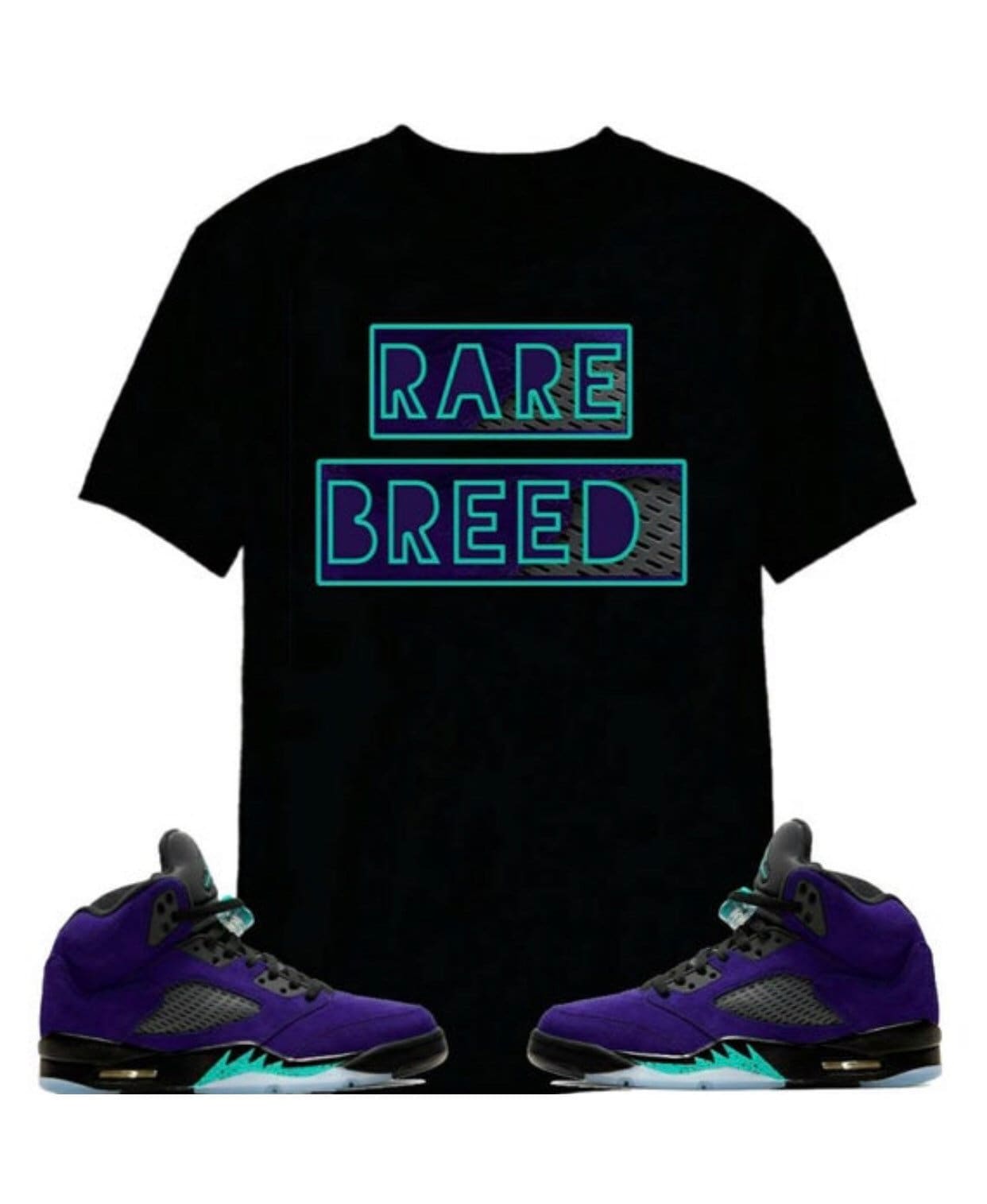 Jordan 5 Alternate Grape Rare Breed Shirt Sneaker Tee Etsy