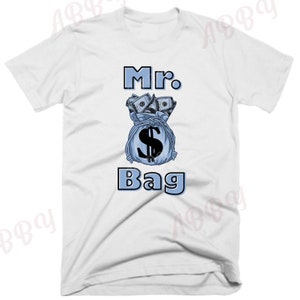 Mr Bag Air Jordan Retro 1 OG University Blue Sneaker Tee, Retro 1 University Blue Shirt,  Blue/Light Blue Retro 1 Tee