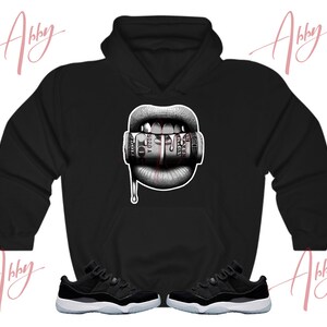Money Power Respect Hoodie to Match Retro 11 Low Space Jam Jordan 11 Low Space Jam Hoodie Low Space Jam 11s Sneaker Hoodie Etsy