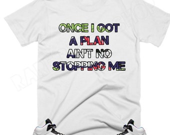 Air Jordan 5 Alternate BEL AIR - “Ain’t Nobody Stopping Me” Sneaker TShirt