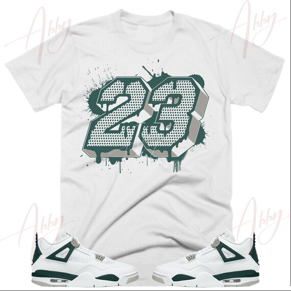 23 Shirt to Match Jordan 4 Oxidized Green Retro 4 Oxidized Green Shirt Oxidized Green 4s Sneaker Tee Etsy UK