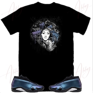 Afro Shirt to Match Retro 14 Love Letter, Jordan 14 Love Letter Shirt, Love Letter Sneaker Tee