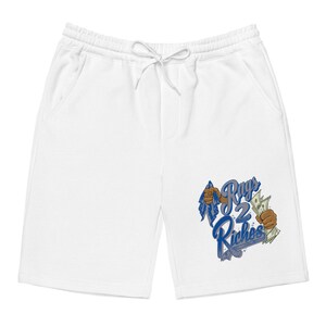 Rags to Riches Shorts to Match Jordan Retro 1 True Blue, True Blue Retro 1 Shorts, True Blue Sneaker Shorts