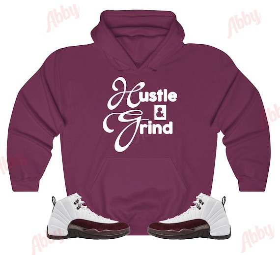 Burgundy clearance jordan hoodie