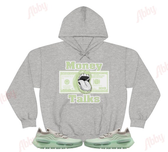 Money Talks Hoodie to Match Jordan Retro NMD S1 Ice Mint Retro