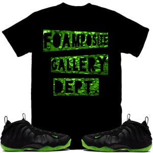 lime green foamposites outfit