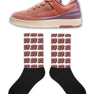 23 Socks to Match Retro 2 Sky J Orange, Retro 2 Sky J Orange Socks, 2 Sky J Orange Sneaker Socks