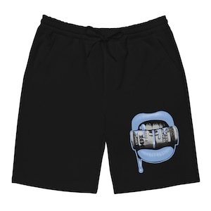 Dollar Bite Shorts to Match Jordan Retro 1 UNC Toe New, Retro 1 UNC Toe New Shorts, Jordan 1 UNC Toe New Sneaker Shorts