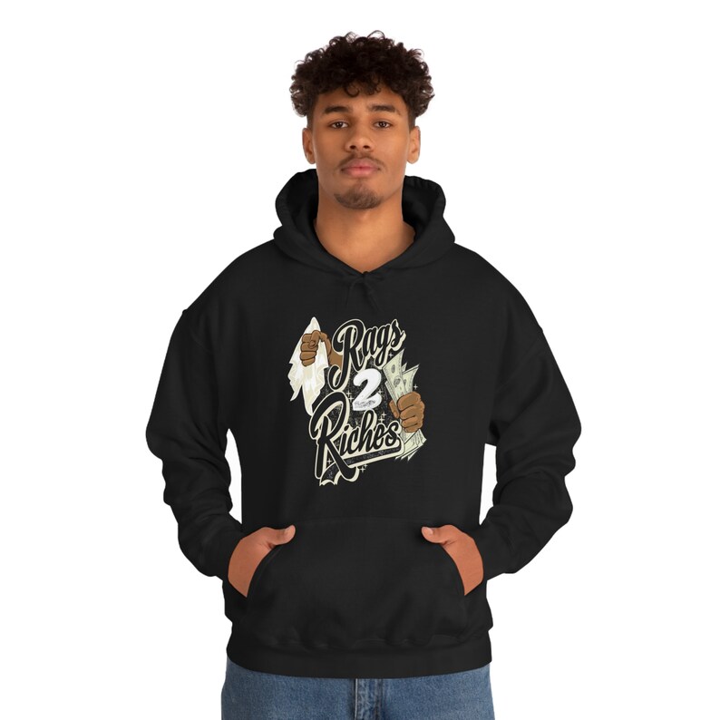 Rags to Riches Hoodie to Match NOCTA Air Terra Champagne, NOCTA Air Terra Champagne Hoodie, NOCTA Air Terra Champagne Sneaker image 3