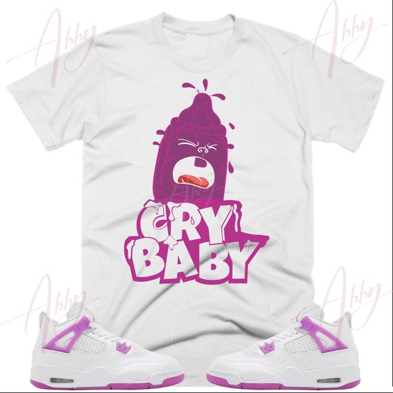 jordan 4 metallic purple shirt