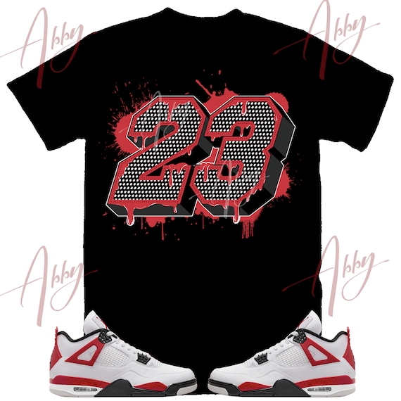 23 Socks to Match Retro 4 Red Cement Jordan 4 Red Cement Socks