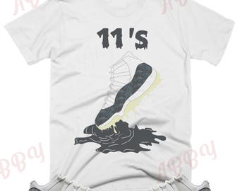Shoe Dripping Shirt To Match Jordan 11 Low Year of the Snake, Retro 11s Shirt